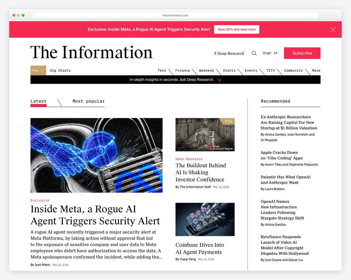 the information website example