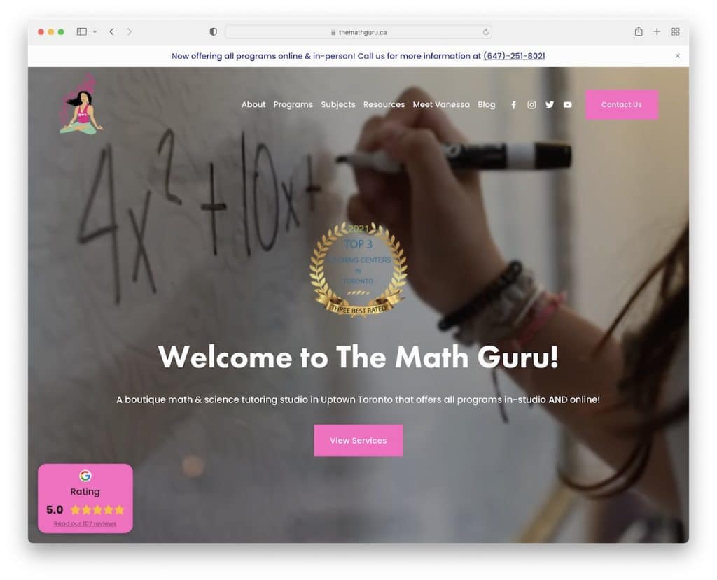 the math guru teacher website