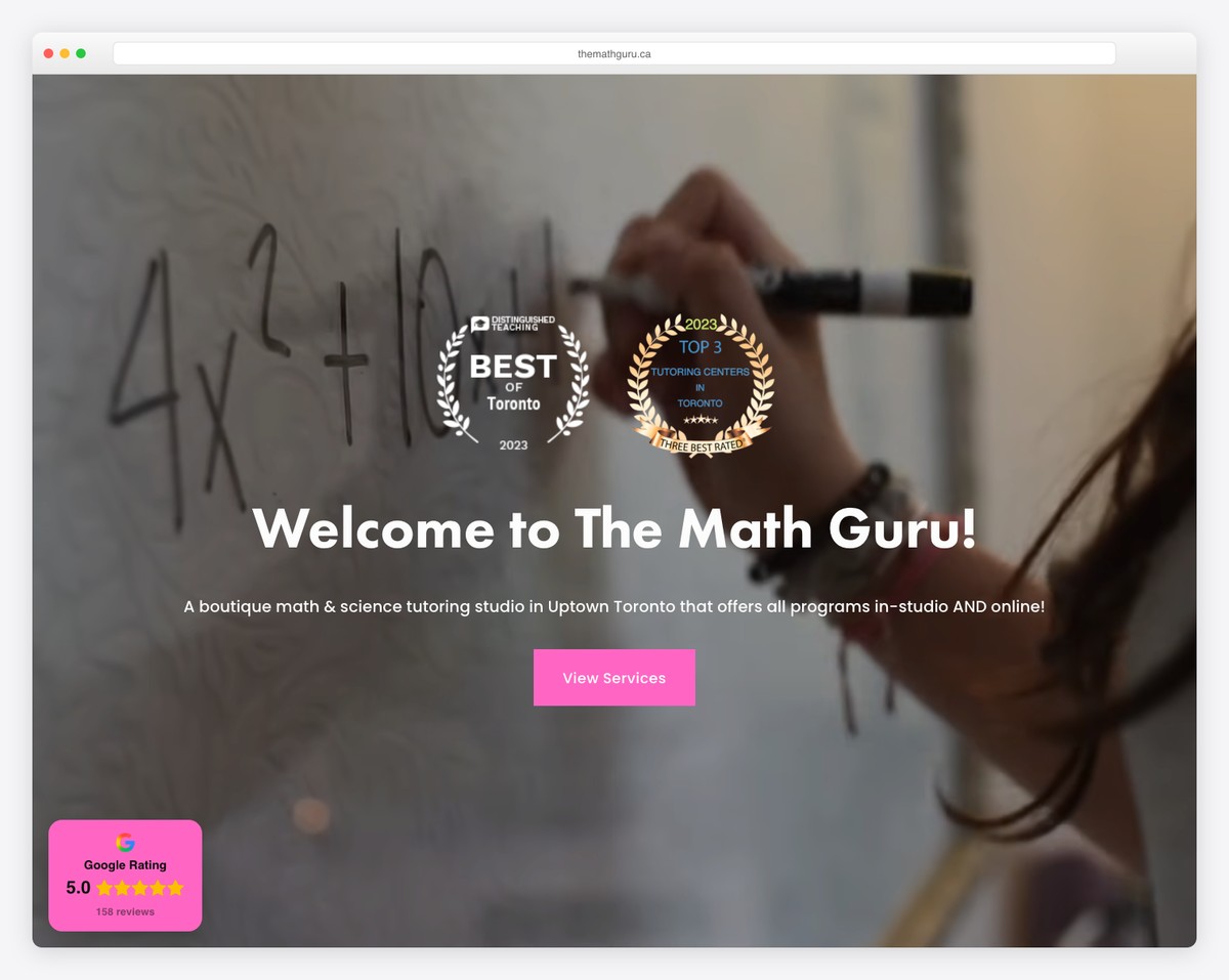 the math guru teacher website