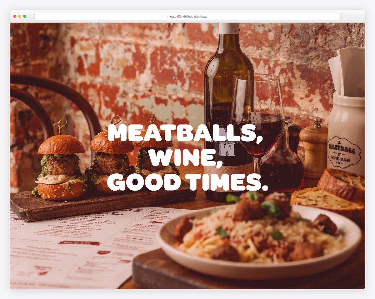 the meatball and wine bar