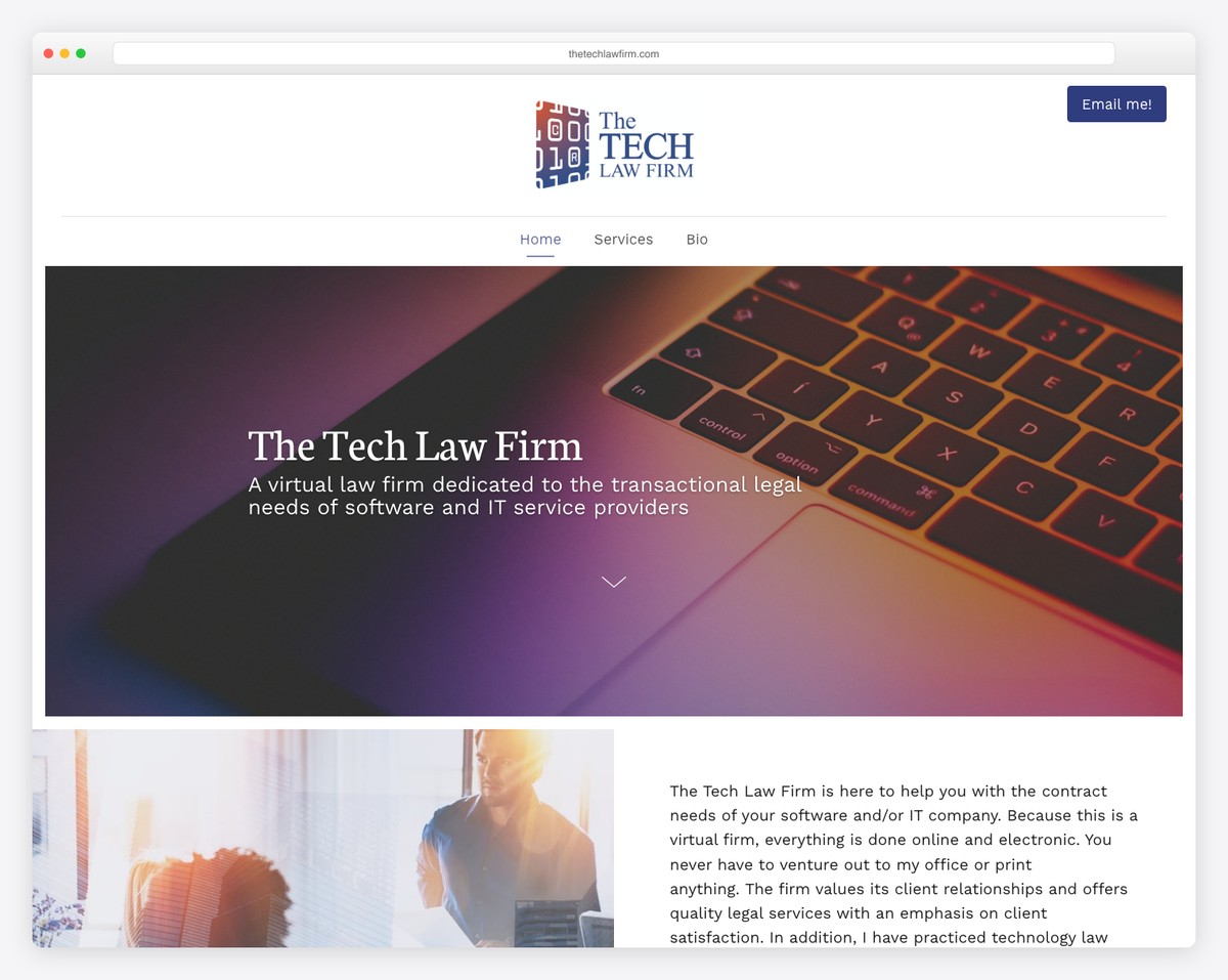 the tech law firm website