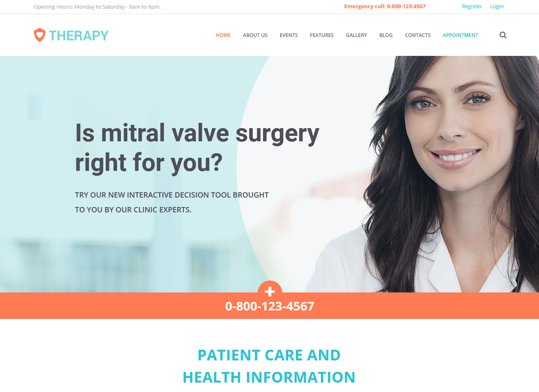 Therapy | Health and Medical WordPress Theme