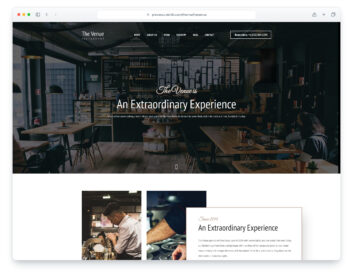 TheVenue website template