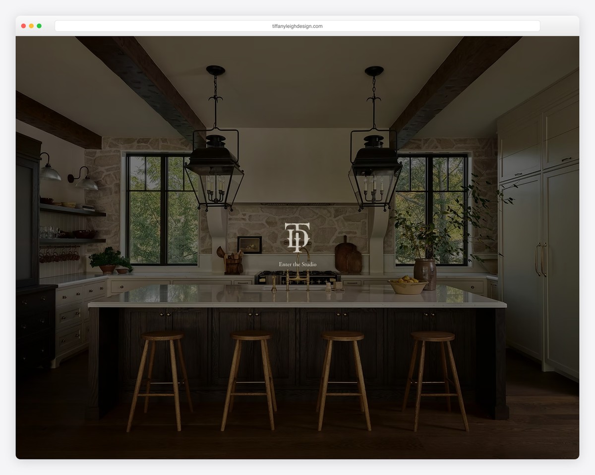 tiffany leigh design website example