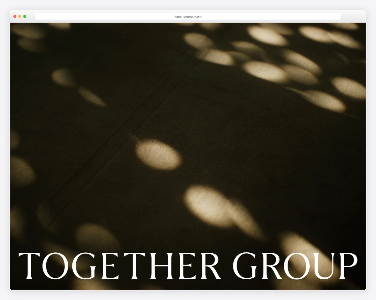 together group website example