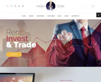 Cryptocurrency Website Templates