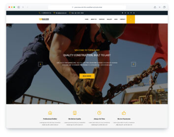 TOPBuilder website template