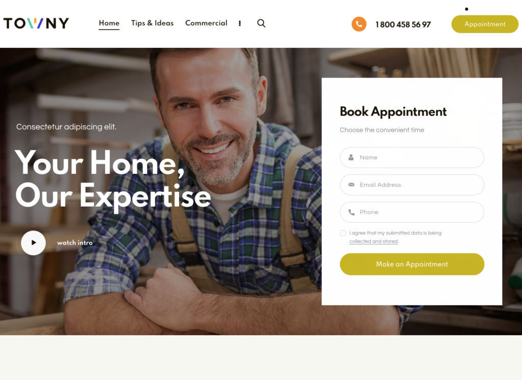 Towny | Outdoor & Home Services WordPress Theme