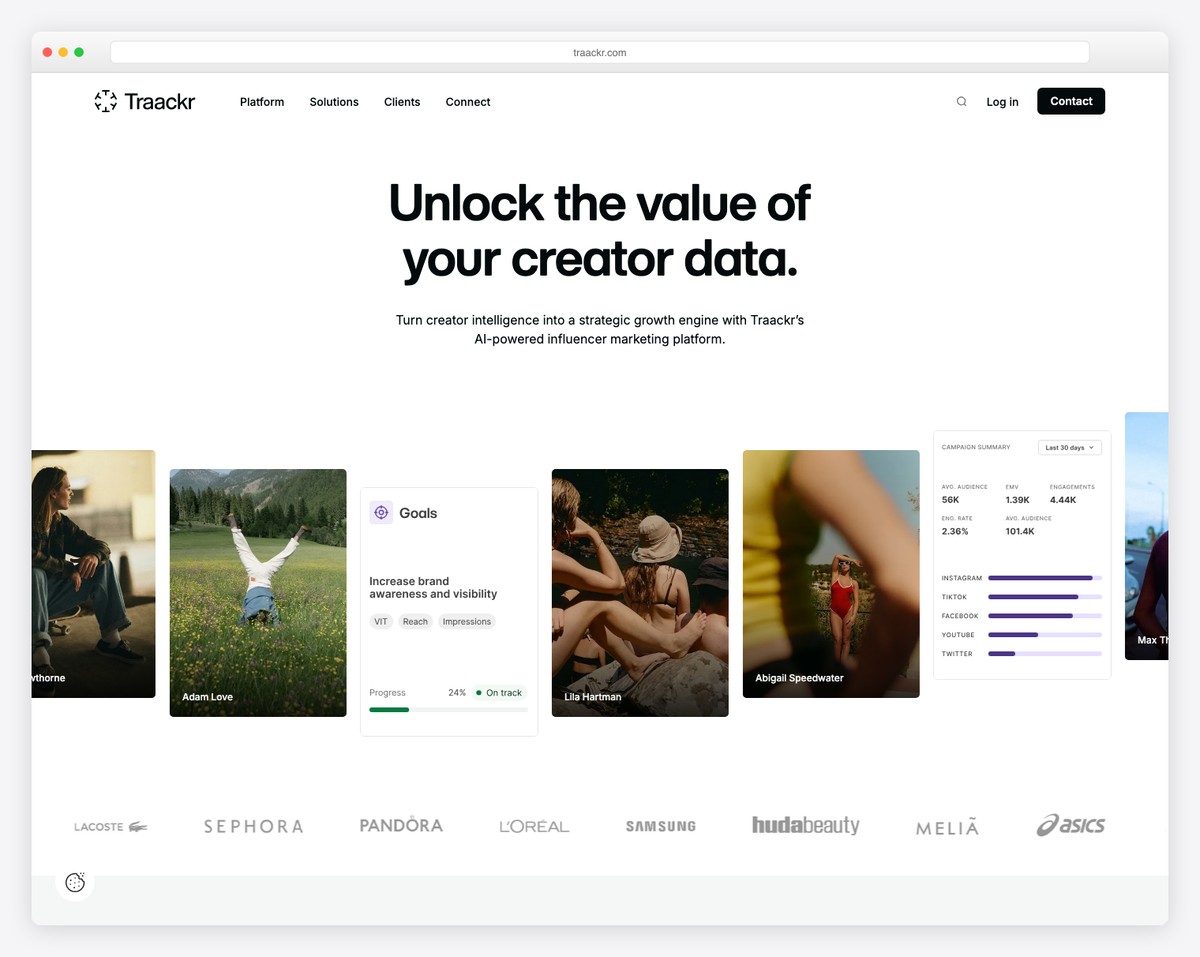 traackr small business website