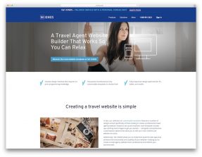 travel agency website builders
