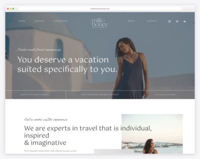 Travel agency website examples