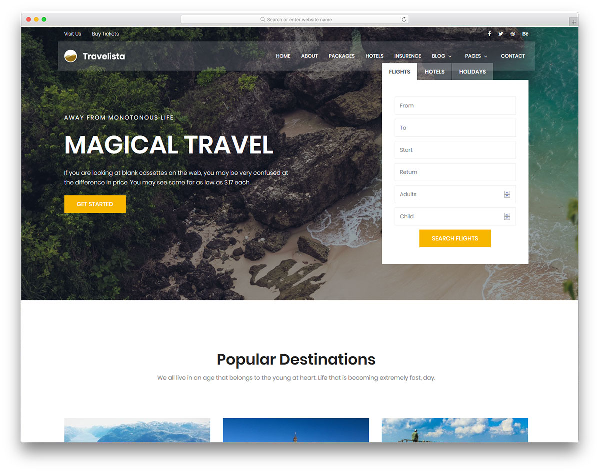 32 Best Free Travel Website Templates 2020 Colorlib