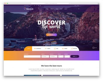 50 Best Travel Website Templates 2021 Colorlib