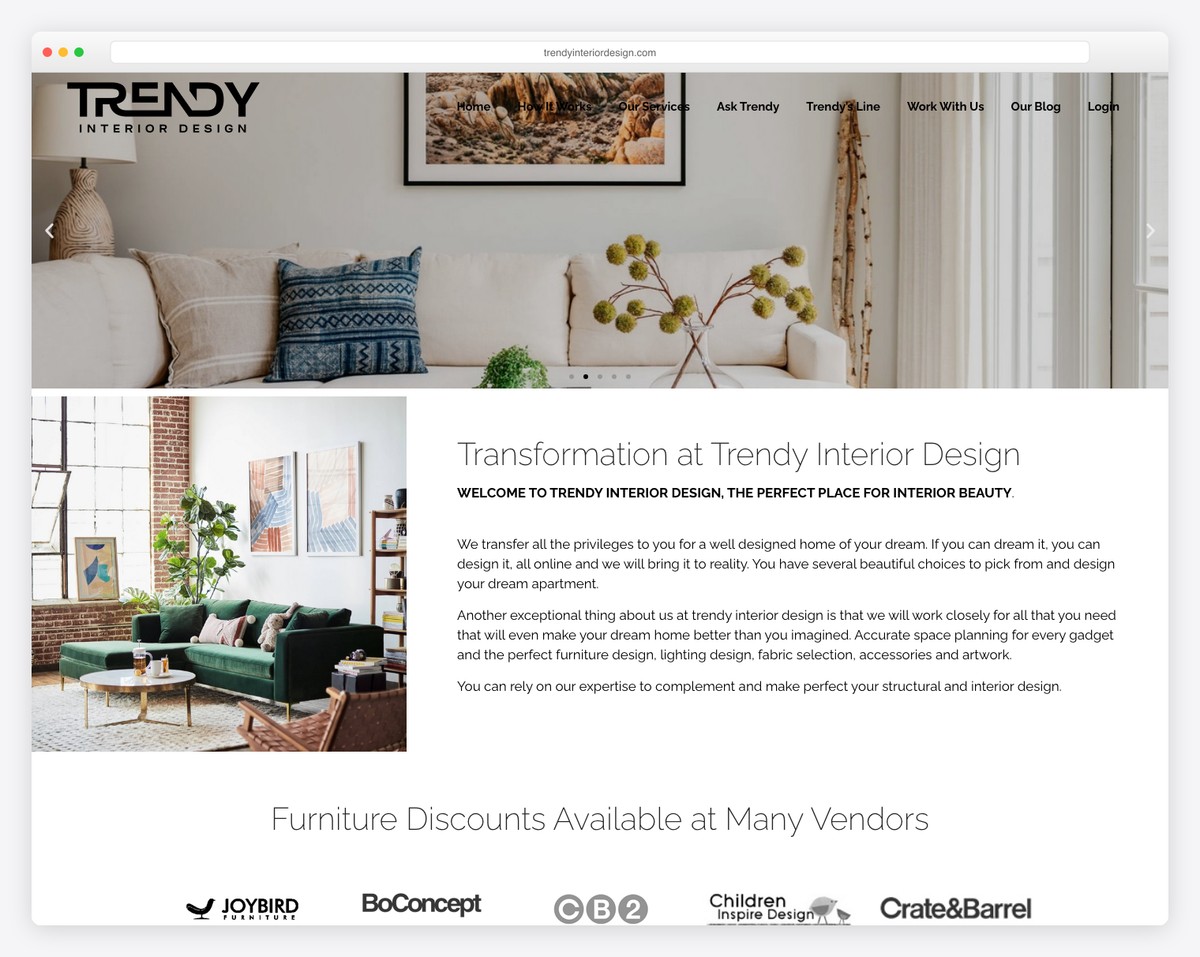 Trendy Interior Design