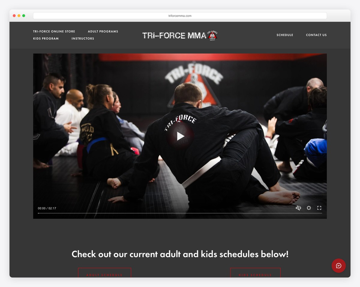 tri-force mma website