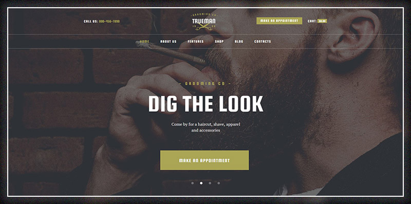 Trueman - Barber Shop & Hair Salon WordPress Theme