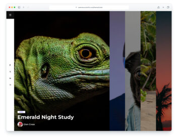 Tulen website template