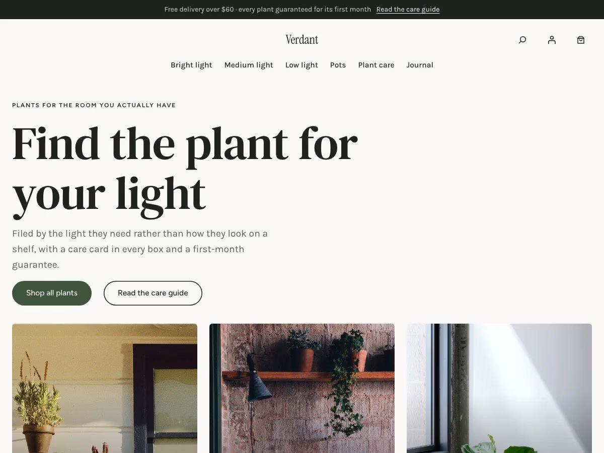 The Verdant starter site