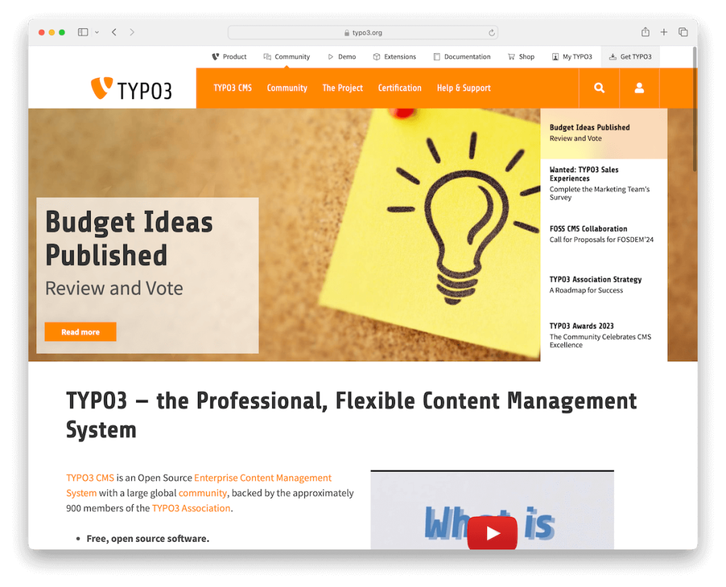 typo3 secure cms
