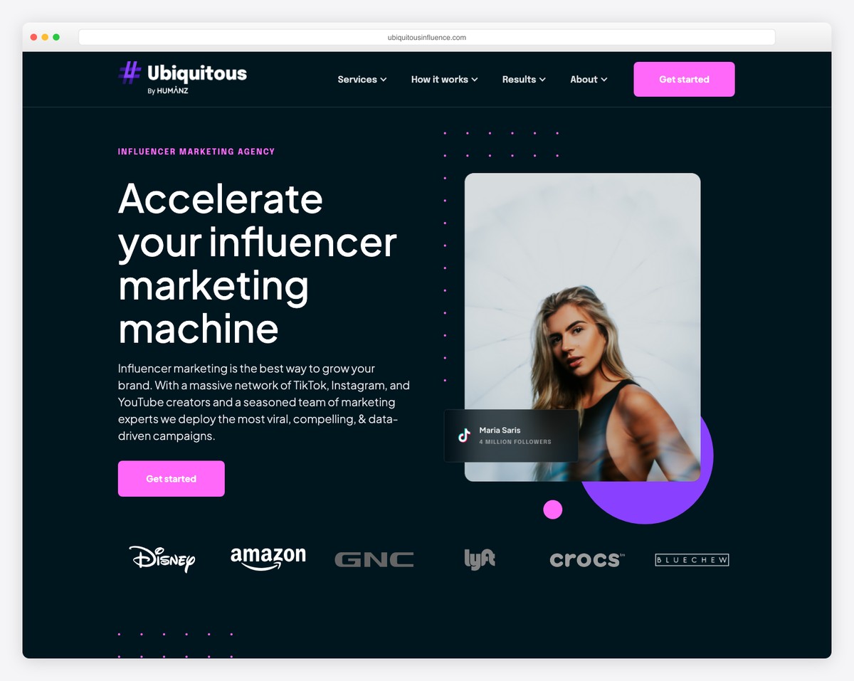 ubiquitous website example