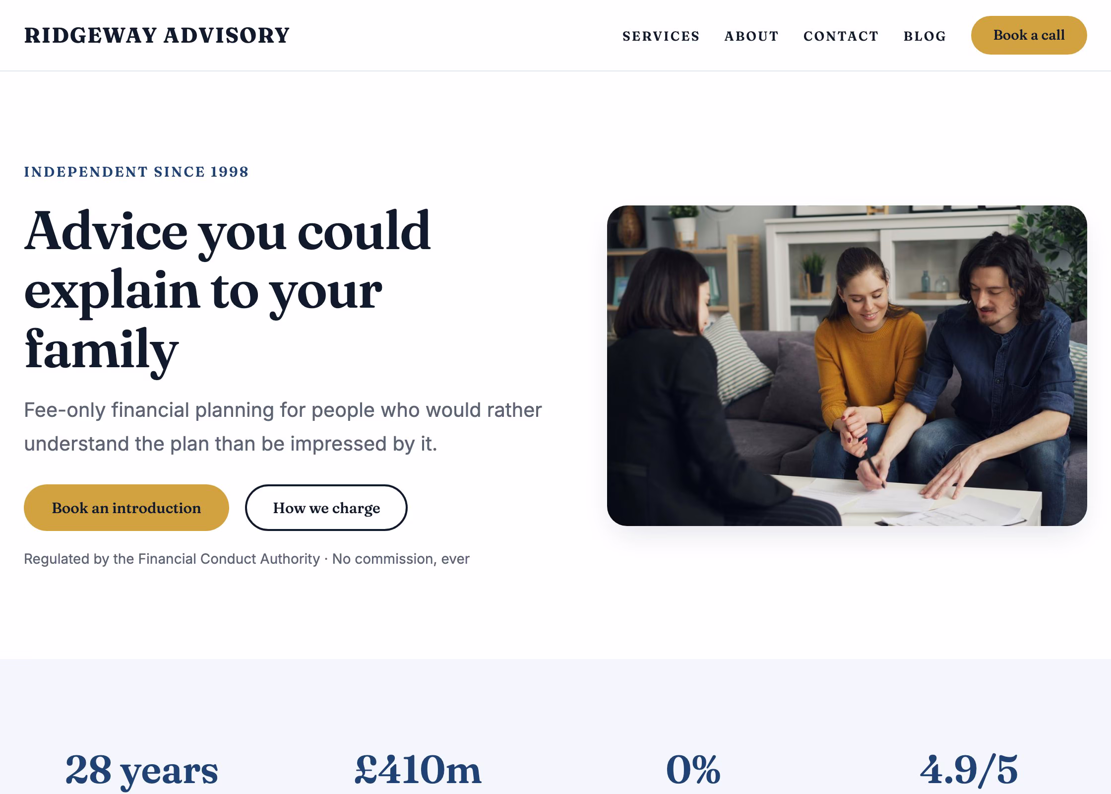 The Finance starter site