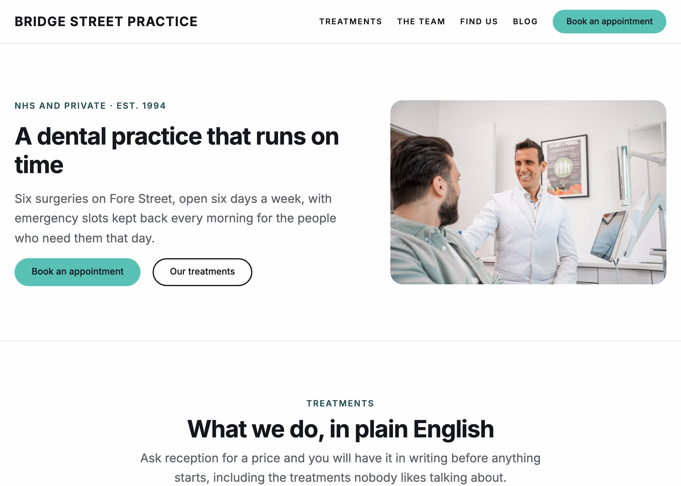 The Practice starter site