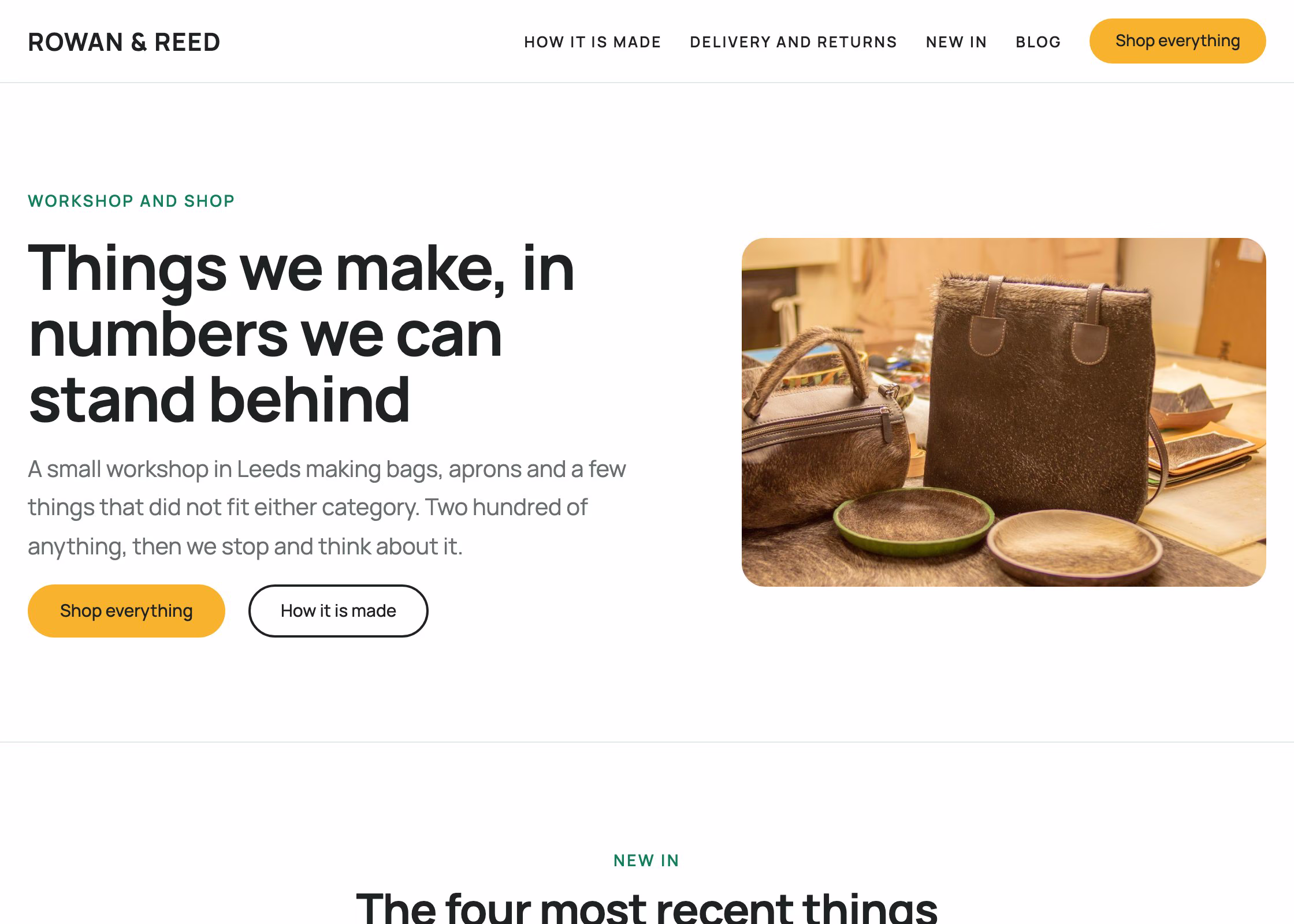 The Shop starter site
