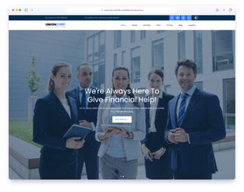 Unioncorp website template