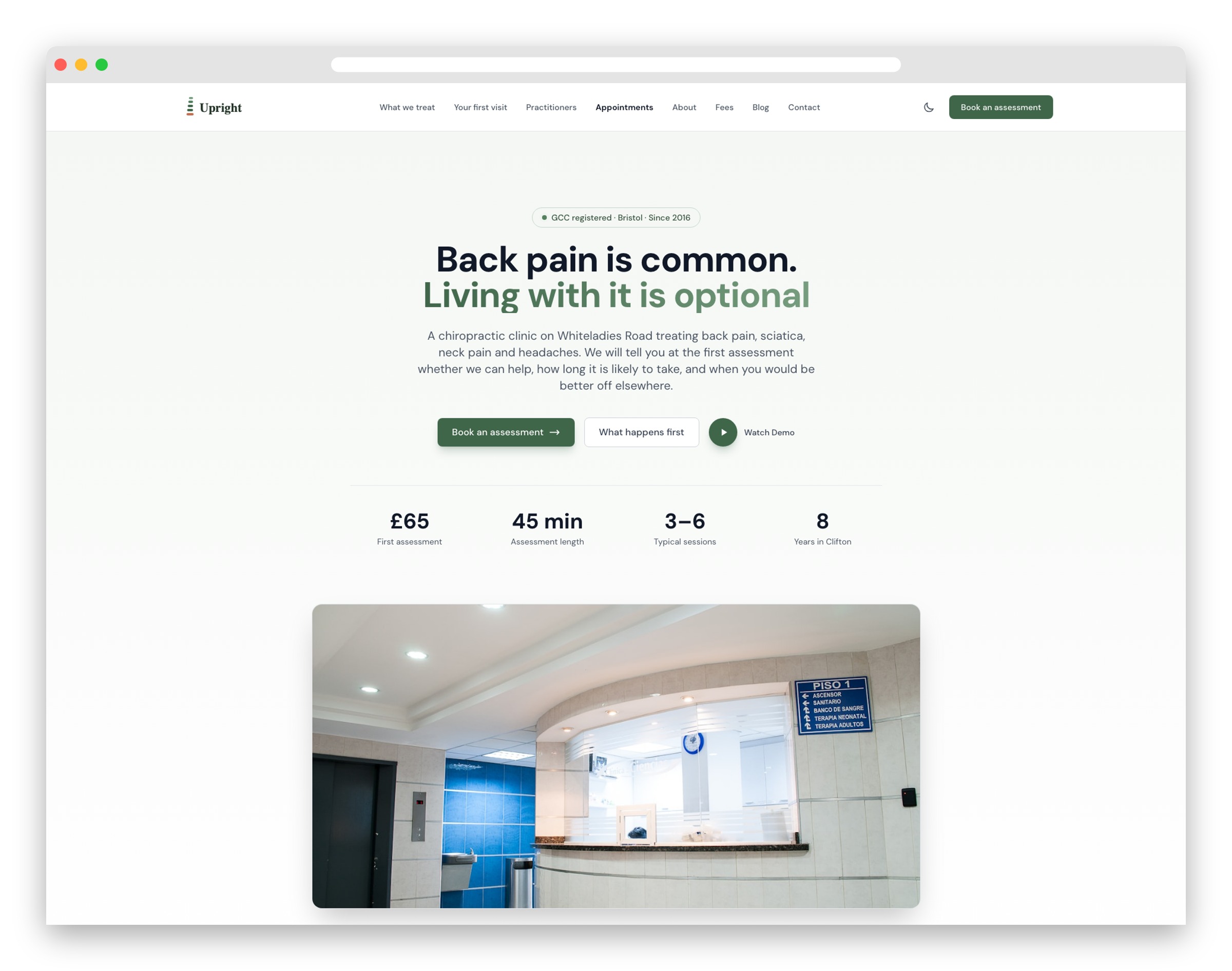 Upright Template