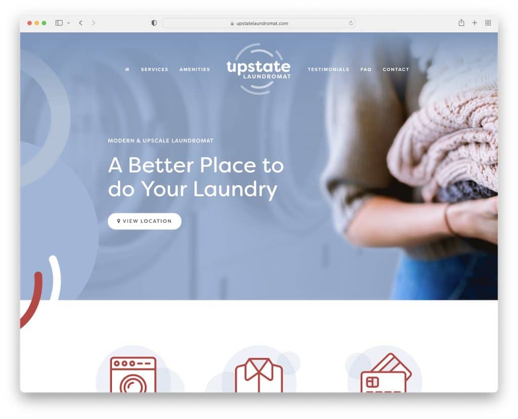 upstate laundromat startup website