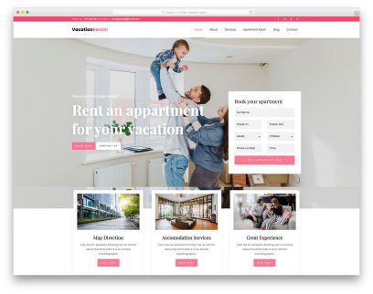 Vacation Rental Free Template
