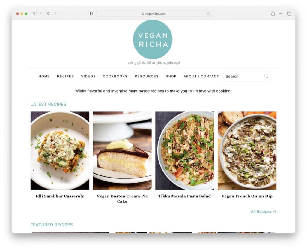 vegan richa recipe blog