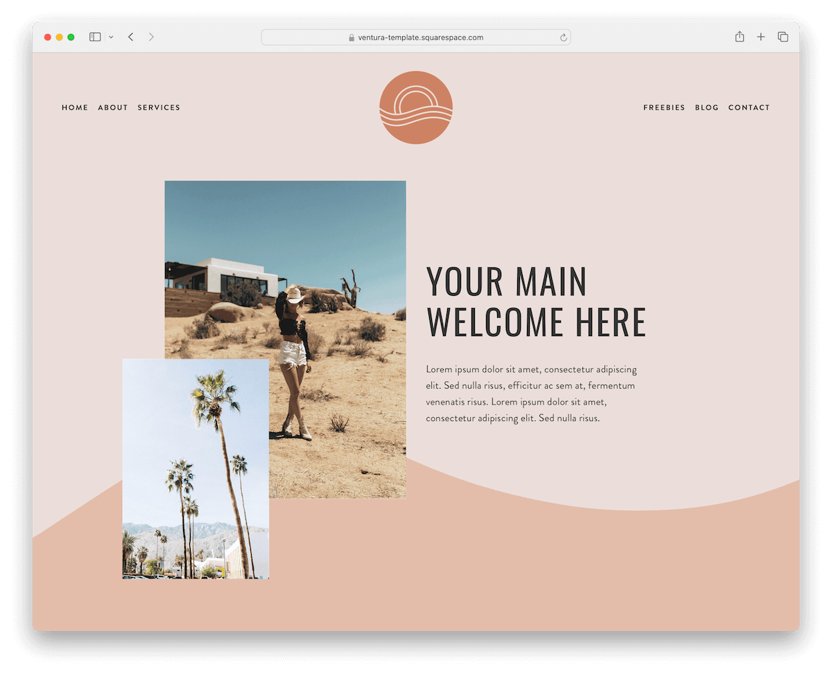 ventura squarespace designer template