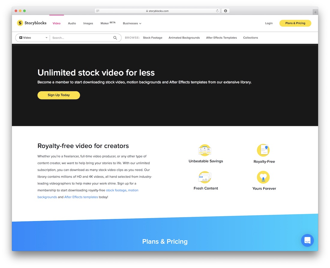videoblocks free stock video site