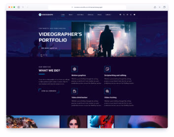 Videograph template preview