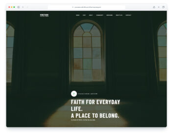 Vineyard website template