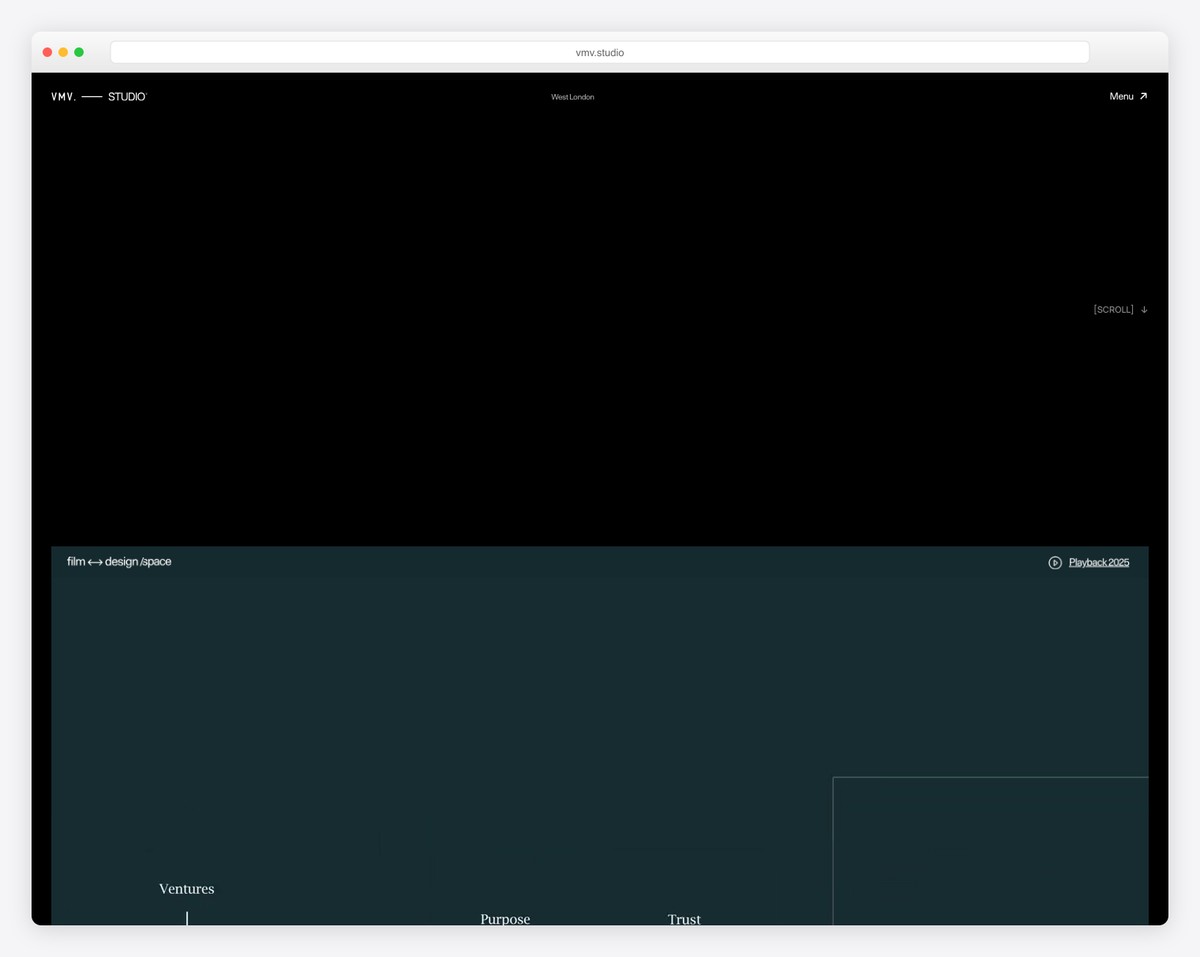 vmv studio website example