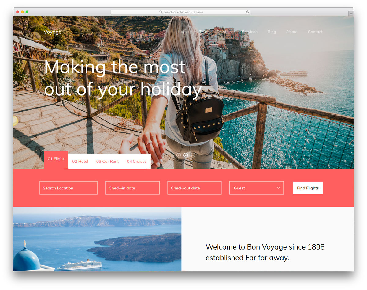 32 Best Free Travel Website Templates 2020 Colorlib
