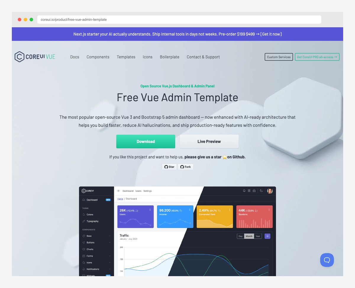 Vue Pure Admin with Element Plus and ESM modules