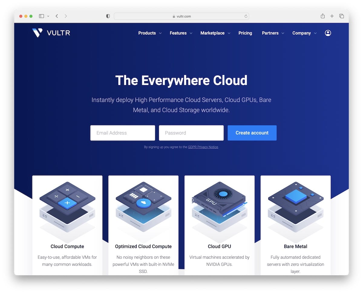 vultr cheap cloud hosting