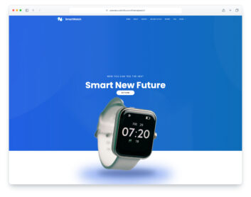 Watch website template