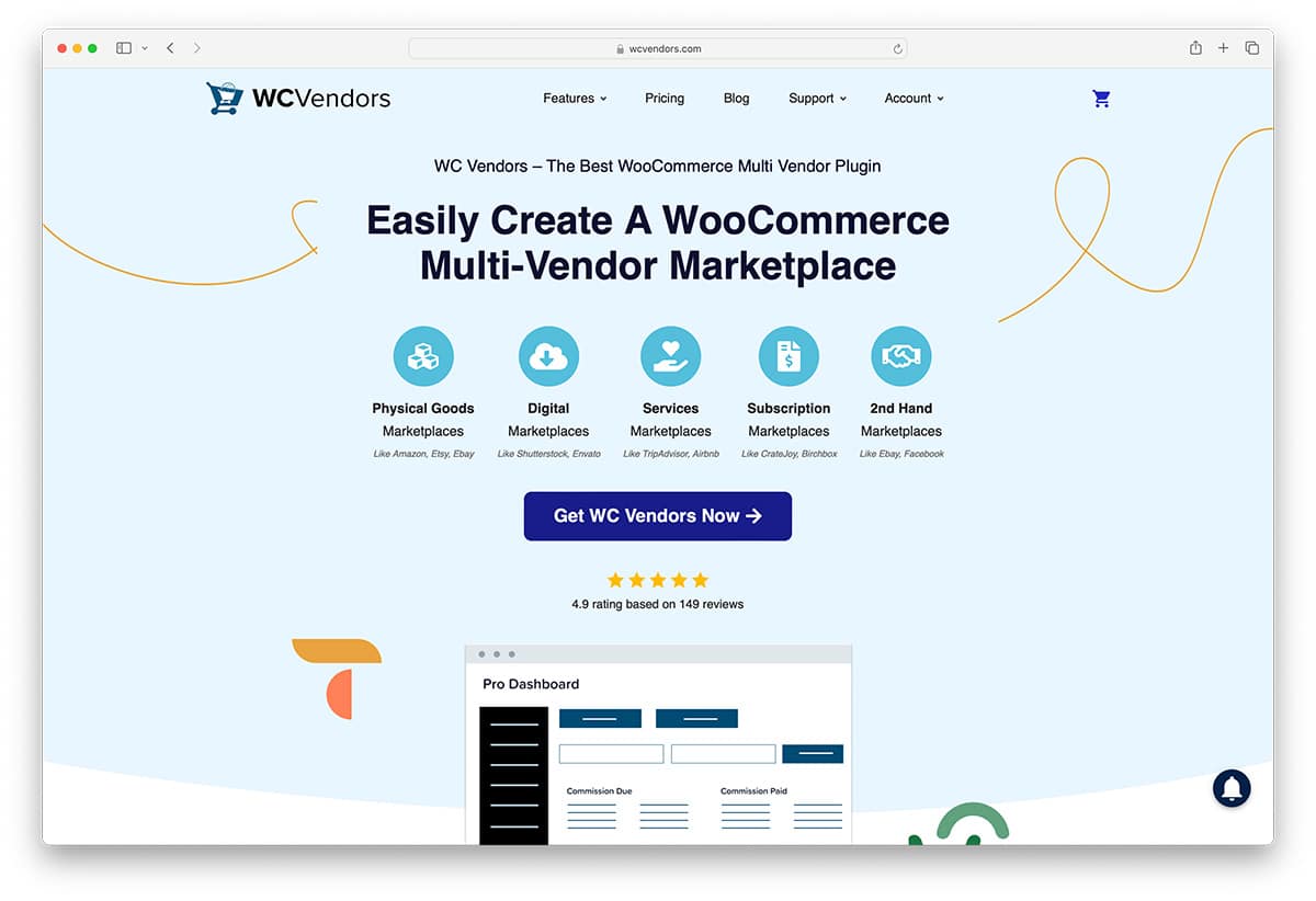 WC Vendors – WooCommerce Multivendor and Marketplace plugin