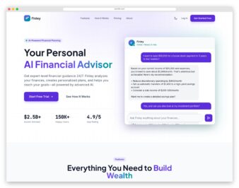 WealthWise website template