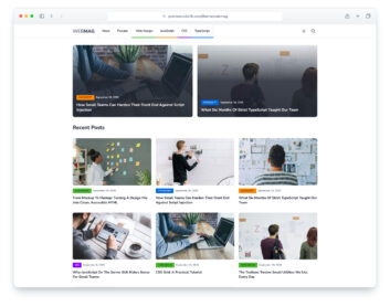 WebMag website template