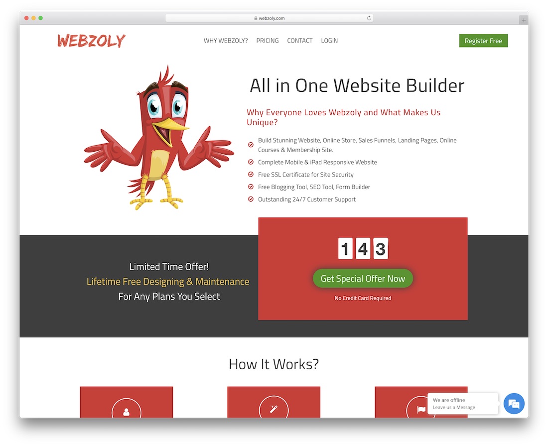 creador de sitios web para miembros de webzoly