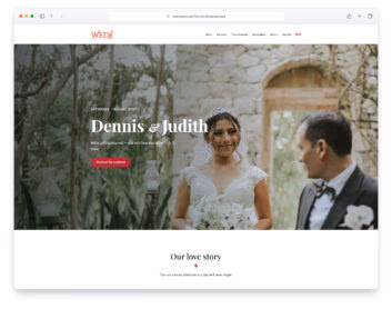 Wed template preview