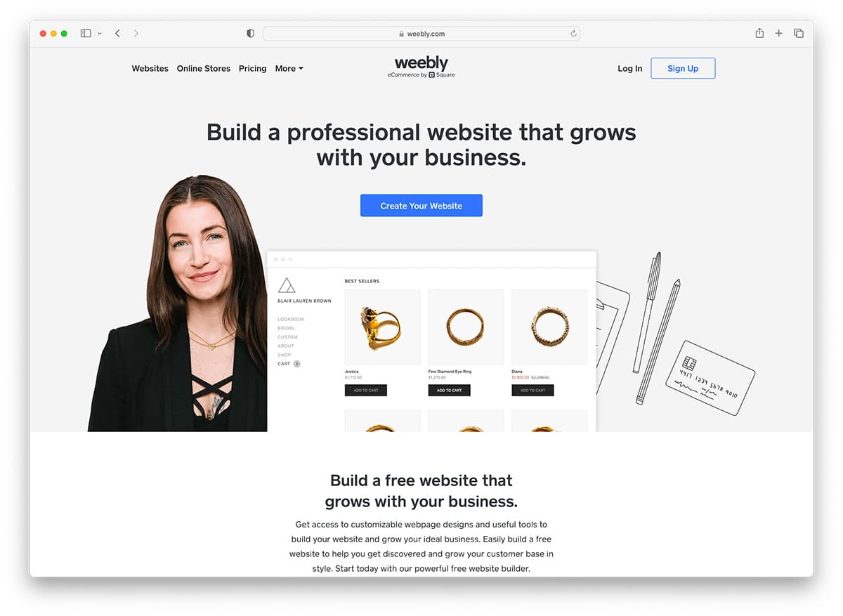 weebly - responsive website builder by Square