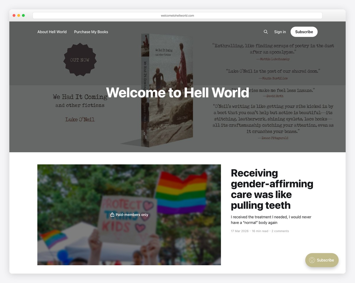 welcome to hell world