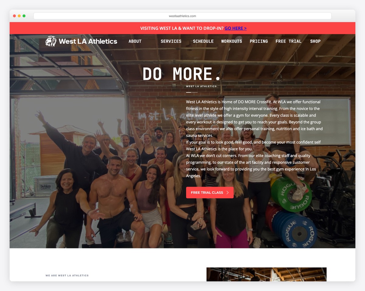 west la athletics crossfit website