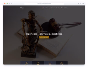 Whisper website template